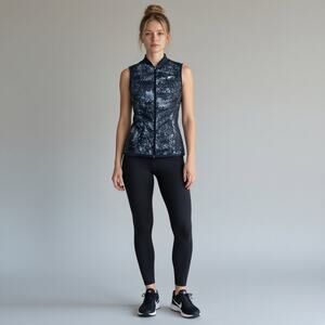 NWT Nike Aeroloft 800 Running Vest Goose Down Puffer Blue Reflect Small Gorpcore